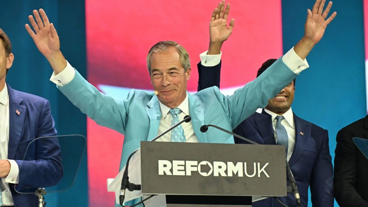 Farage Defiant Despite Reform’s Conference Growing Pains